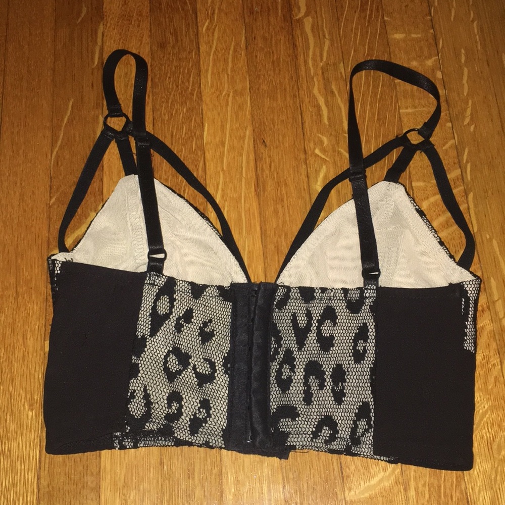Evil Twin cheetah animal print bustier/bralette - Picture 3 of 6
